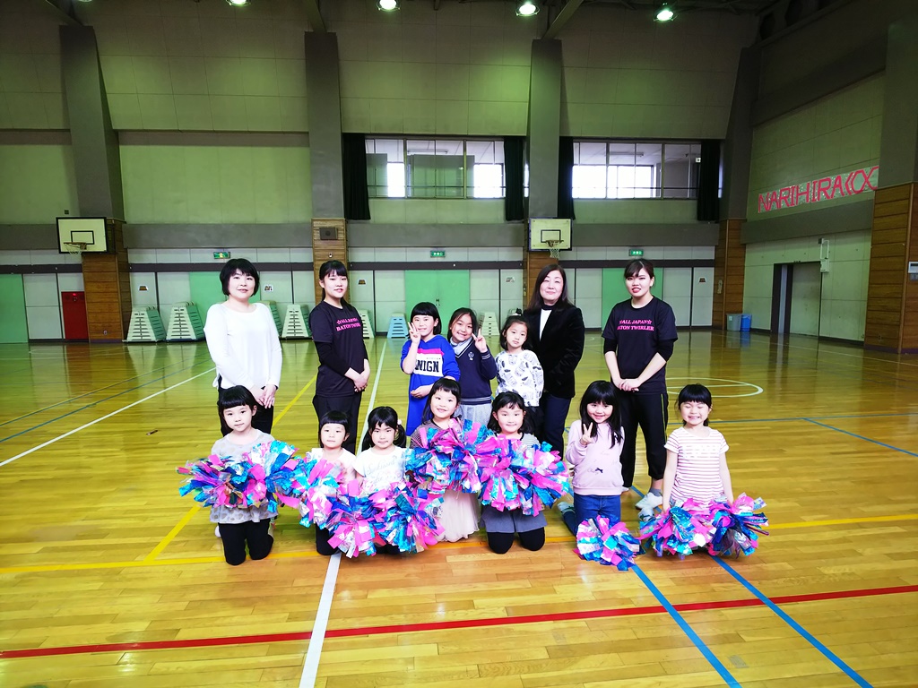 バトントワリング チア体験講習会イン墨田区のご報告 特定非営利活動法人 日本バトントワリング協会